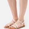 Brandneu ❤️ Even&Odd Damen Riemensandalette - White 🎁 -Even Od Verkaufe e009bc51352a4ef7996101357f5a7c63