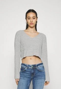 Blitzangebot 🥰 Even&Odd Damen Strickpullover - Mottled Grey ❤️