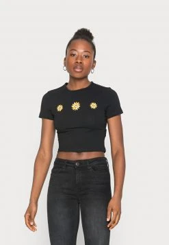 Bester Verkauf ⭐ Even&Odd Damen T-Shirt Print - Black ⭐