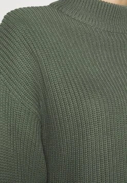 Brandneu 😀 Even&Odd CROPPED MOCK NECK - Strickpullover - Green | Damen ✔️ -Even Od Verkaufe e658a7ab8005432ebc58bcdabd428555