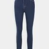 Coupon 🥰 Even&Odd Damen 🧨 Jeans Skinny Fit - Dark Blue Denim ⭐