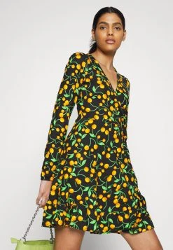 Beste Bewertungen von ⭐ Even&Odd Damen Jerseykleid - Black/orange ✨