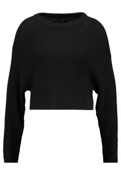 Am billigsten 🎁 Even&Odd Damen CROPPED JUMPER - Strickpullover - Black 🔔 -Even Od Verkaufe e85001ce9542453992838447401a35e8
