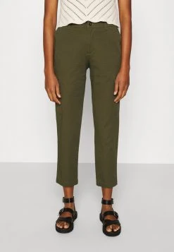 Angebote ⌛ Even&Odd Damen Cargo Chino Pants - Stoffhose - Khaki 💯