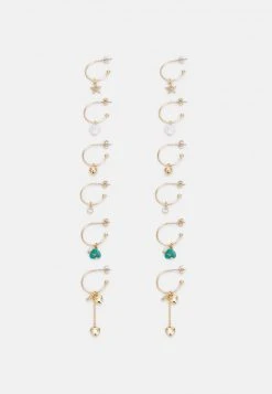 Großhandel 🔥 Even&Odd 6 PACK - Ohrringe - Gold-coloured | Damen ✨