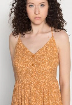 Bester Verkauf 🤩 Even&Odd Damen Maxikleid - Yellow/white 😍 -Even Od Verkaufe ec6226c3bd83448cb2c1152ead63cab5