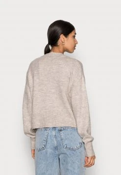 Am billigsten 🔥 Even&Odd Damen BASIC BLEND BUTTON CROP - Strickjacke - Taupe 👏 -Even Od Verkaufe eca6bd07f8004aa298c2bda2670b0031