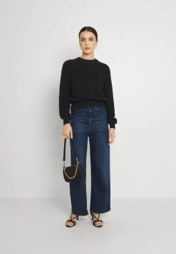 Blitzangebot ⌛ Even&Odd Damen VOLUME SLEEVE JUMPER - Strickpullover - Black ✨ -Even Od Verkaufe ecd7150861914ef08697c50d9f552535