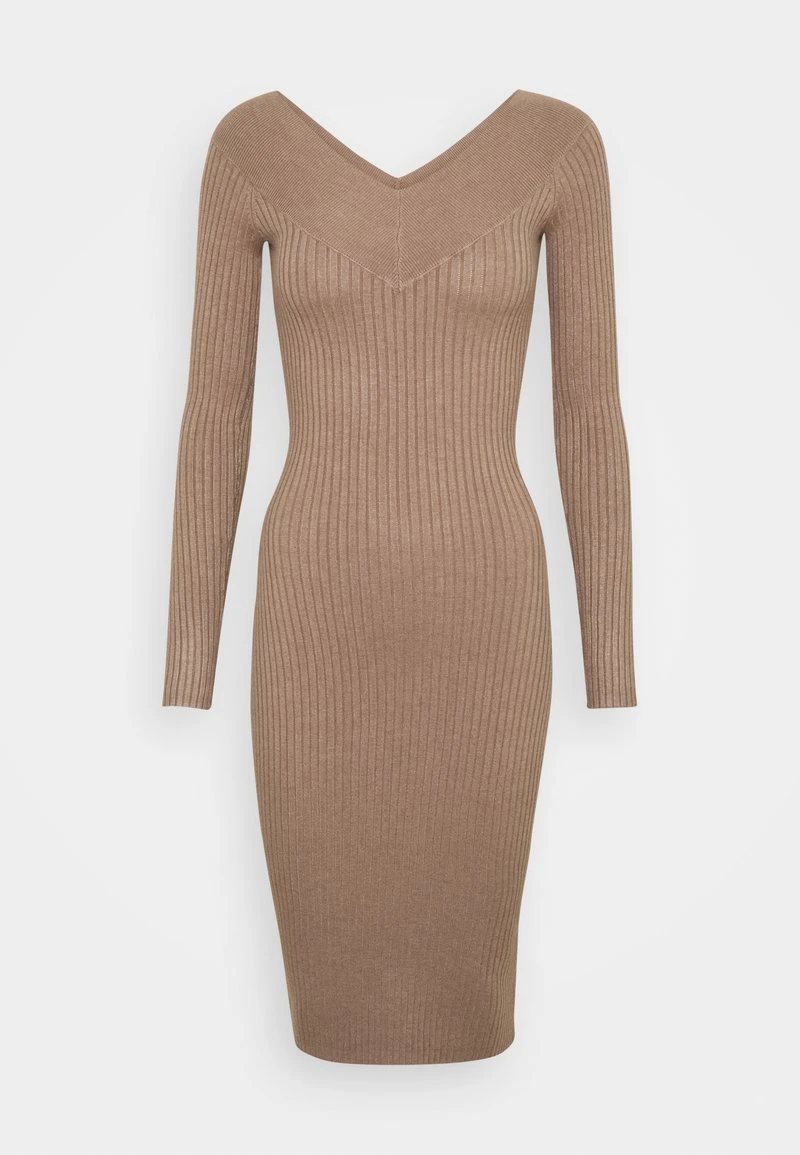 Großhandel 💯 Even&Odd KNIT V NECK MIDI BODYCON DRESS - Etuikleid - Taupe | Damen ✔️ 7 Großhandel 💯 Even&Odd KNIT V NECK MIDI BODYCON DRESS - Etuikleid - Taupe | Damen ✔️ – Bild 5