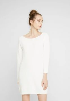 Rabatt 😍 Even&Odd Damen Strickkleid - Offwhite 👍