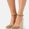 Am billigsten 🎉 Even&Odd Plateausandalette - Khaki | Damen 🎁 -Even Od Verkaufe f369e7ae170f4d92a41783dda3e0ee39