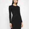 Besorgen ✔️ Even&Odd Damen Knit Mini Wide Rib Basic ✨ Dress - Etuikleid - Black 🥰 -Even Od Verkaufe f38f587aaa1f4eacb553723f0a79e2c7