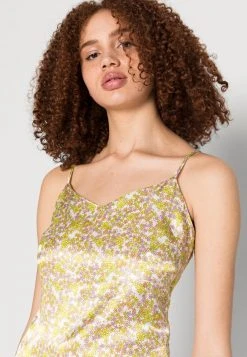 Angebote ⌛ Even&Odd Damen Cocktailkleid/festliches Kleid - Yellow/multi-coloured 🛒 -Even Od Verkaufe f50163b3079f4daab45477753df80cde