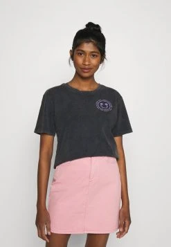 Brandneu ✨ Even&Odd T-Shirt Print - Black | Damen ⌛ -Even Od Verkaufe f708c9a49ab44e28a13f291f08e25a0d