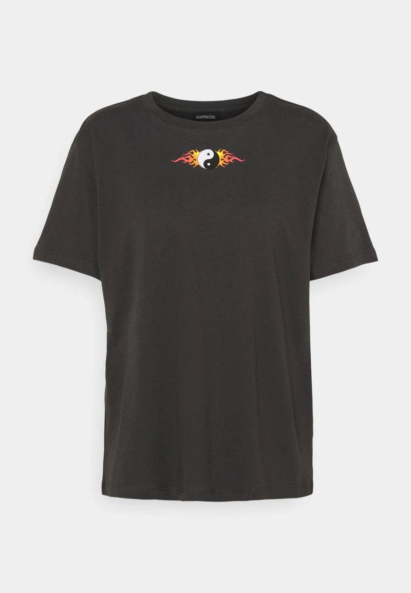 Budget 🎉 Even&Odd Damen CLARE YIN YANG FLAMES SMALL PRINT TEE / 801 - ANTHRACITE - T-Shirt Print - Anthracite ✨ 7 Budget 🎉 Even&Odd Damen CLARE YIN YANG FLAMES SMALL PRINT TEE / 801 - ANTHRACITE - T-Shirt Print - Anthracite ✨ – Bild 5