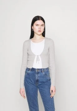 Auslauf ✨ Even&Odd Damen Strickjacke - Mottled Light Grey ⭐