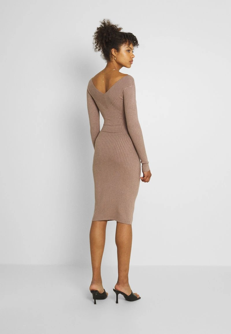 Großhandel 💯 Even&Odd KNIT V NECK MIDI BODYCON DRESS - Etuikleid - Taupe | Damen ✔️ 5 Großhandel 💯 Even&Odd KNIT V NECK MIDI BODYCON DRESS - Etuikleid - Taupe | Damen ✔️ – Bild 3