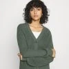 Besorgen 😉 Even&Odd Damen BUTTON THROUGH CARDIGAN - Strickjacke - Green ⌛