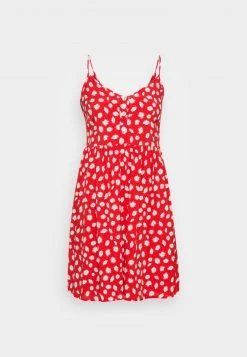 Bester Verkauf 😍 Even&Odd Damen Freizeitkleid - White/red ❤️ -Even Od Verkaufe f9ad60e742e44ad78104acc56840151d