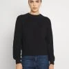 Blitzangebot ⌛ Even&Odd Damen VOLUME SLEEVE JUMPER - Strickpullover - Black ✨ -Even Od Verkaufe fb12422cc45b45e78964f01cb7975c2c