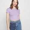 Angebote ⭐ Even&Odd T-Shirt Basic - Mottled Lilac | Damen 🔔 -Even Od Verkaufe fca77130c42f4994bfb82d30665a824c