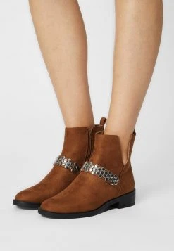 Am billigsten 🥰 Even&Odd Damen Stiefelette - Cognac ✔️